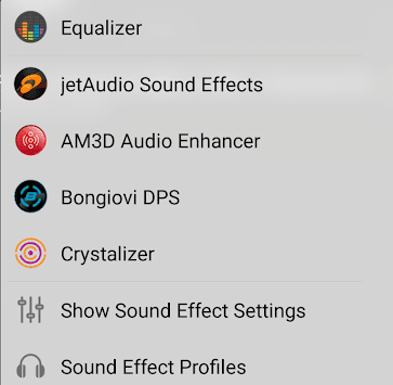 Using Equalizer and Sound Effects on jetAudio HD Music Player