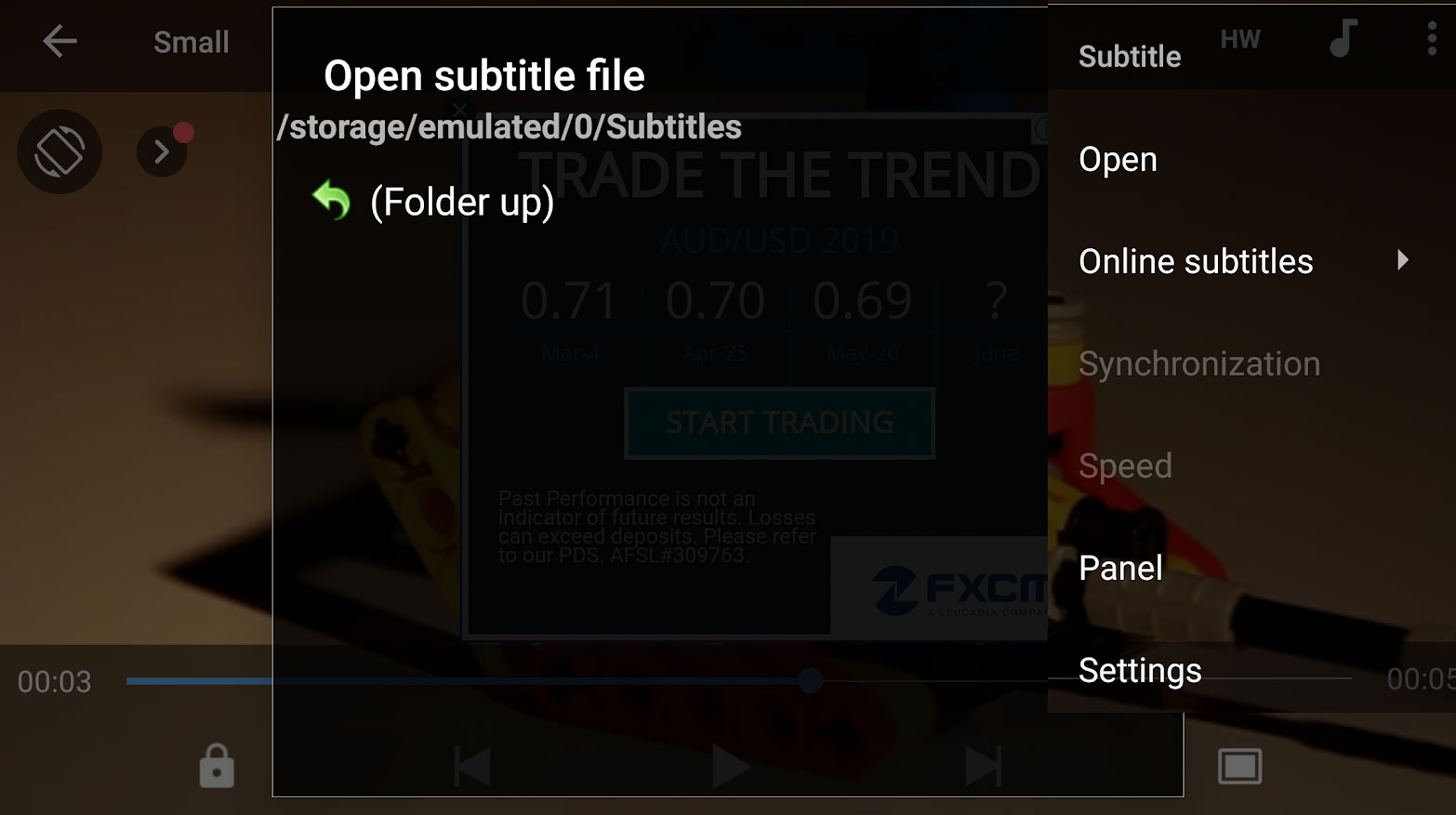 MX Player – How to Open Local Subtitles for Movies and Videos